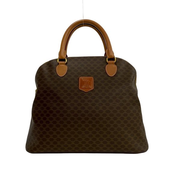 CELINE Brown Leather Tote Bag - Picture 1 of 9